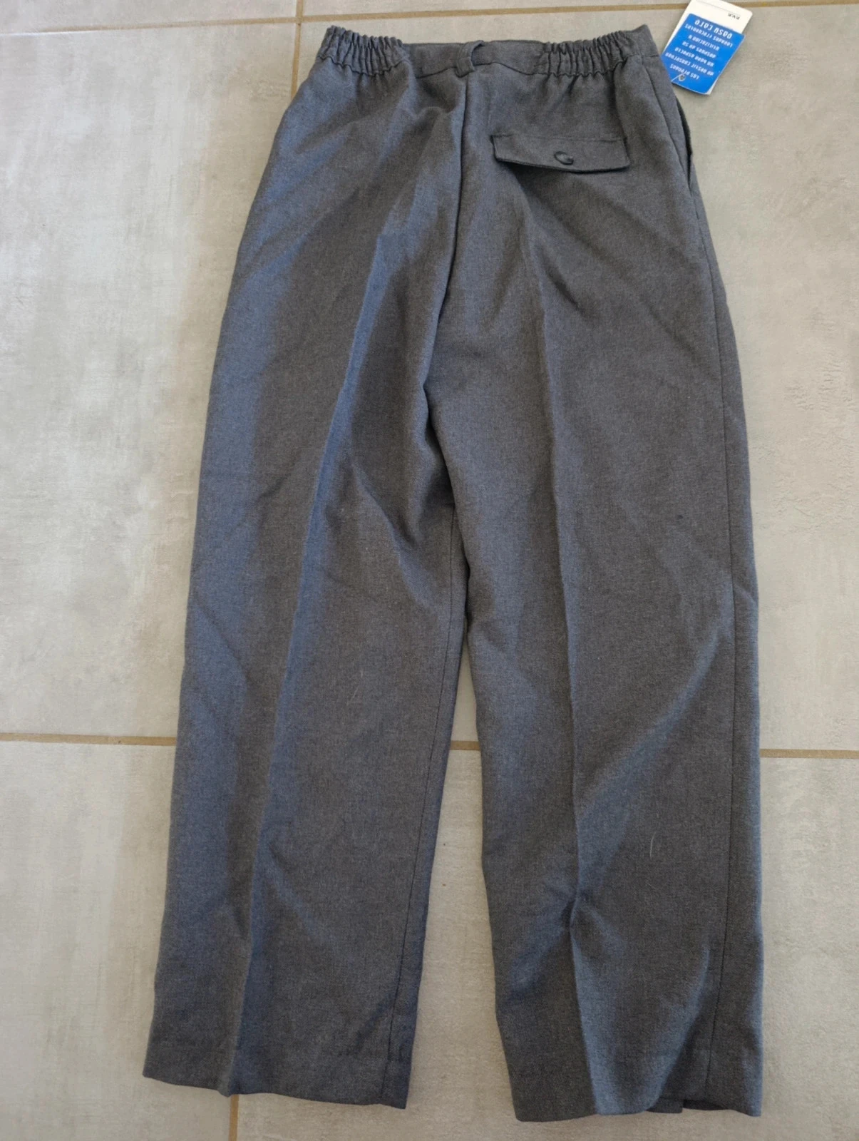 Calça social masculina cinza Easy Care T. 8 anos – Novo com etiqueta – photo 6